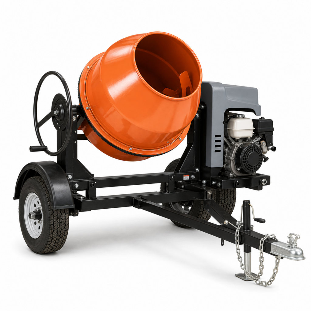 9 cu ft Gas Concrete Mixer